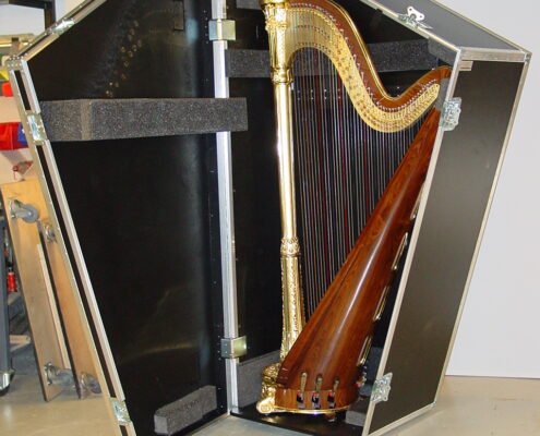 Flightcase til harpe